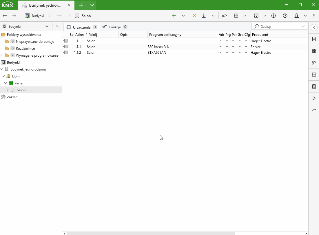 Dodawanie urządzeń - aktor roletowy